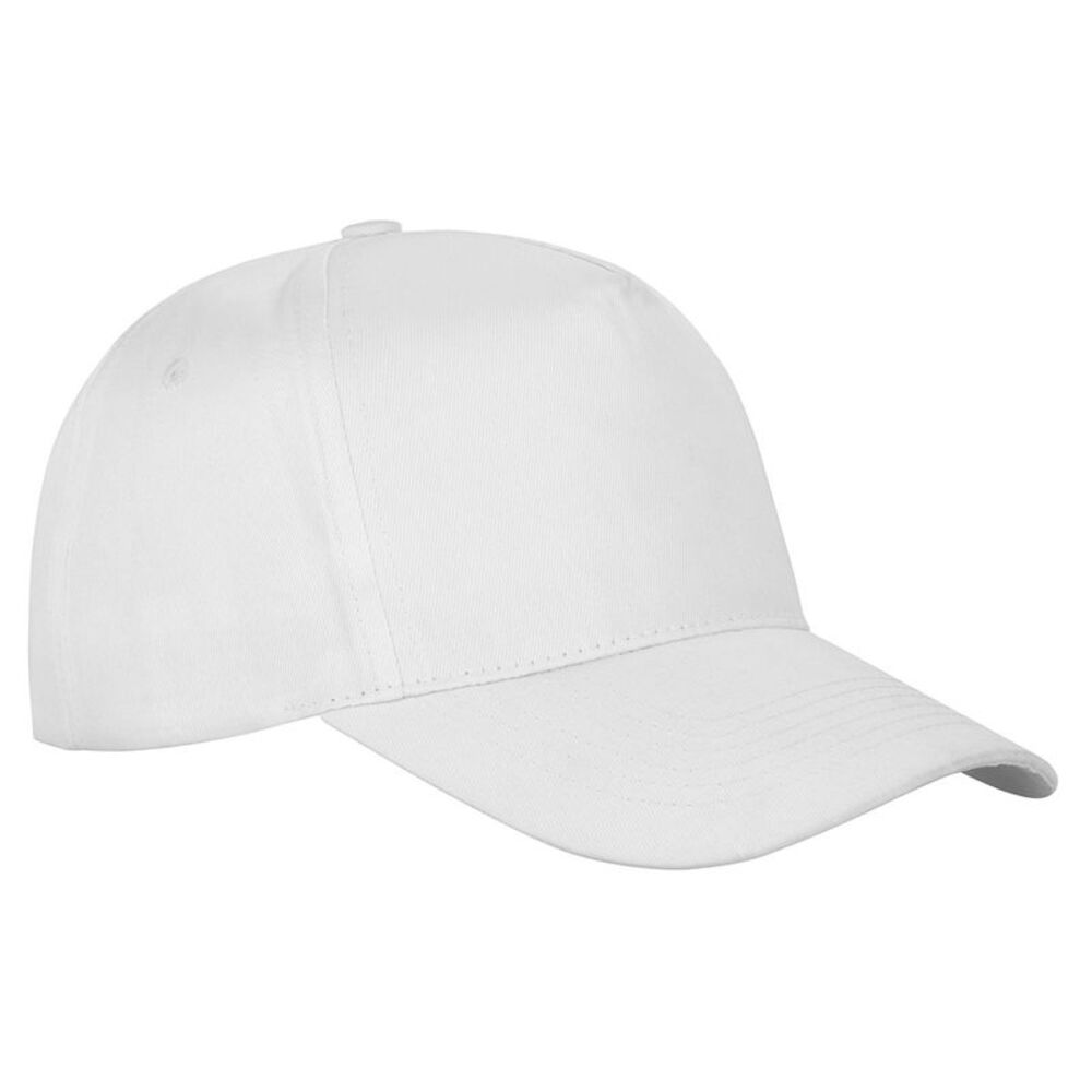 Result Headwear Houston 5 Panel Cap / White